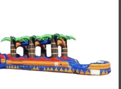 22’ Dual Lane Tropical Inferno ADD ON SLIP N SLIDE