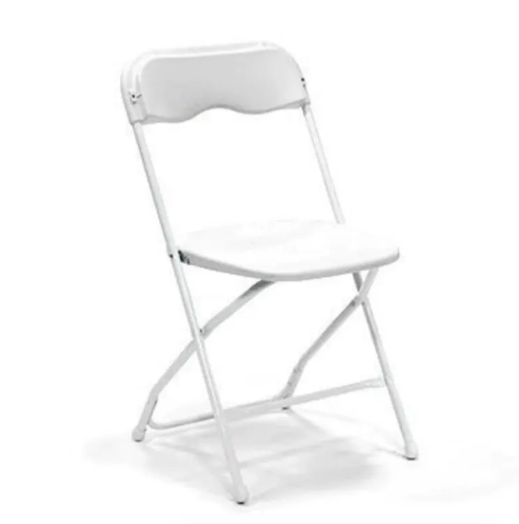 White Plastic Folding Chair White Plastic Folding Chair