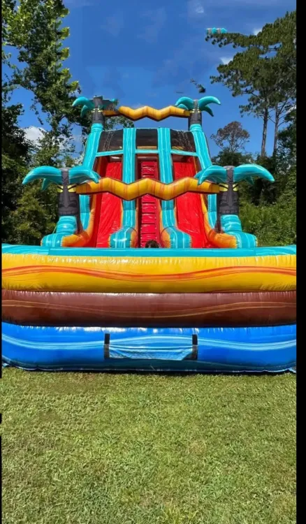 20’ Tropical Shock Water Slide 20’ Tropical Shock Water Slide